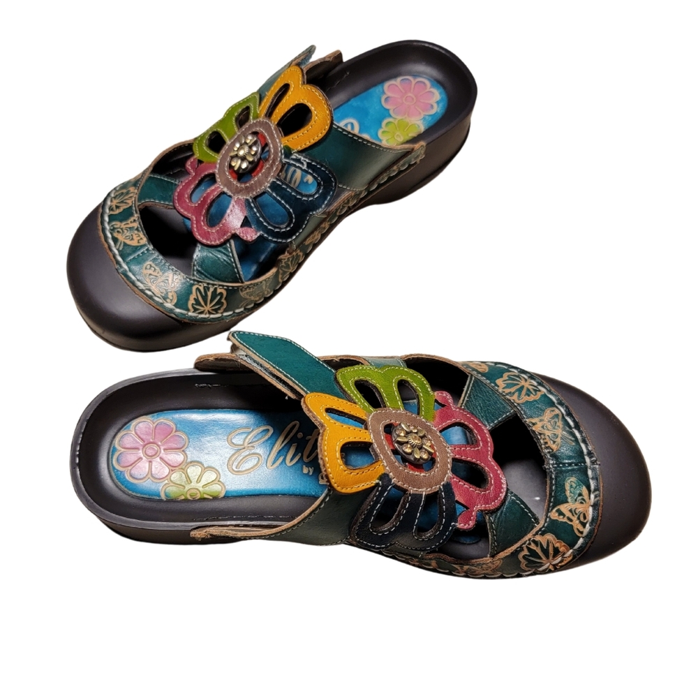 ♡Corkys Elite▪︎Handpainted Mule, Clog▪︎6